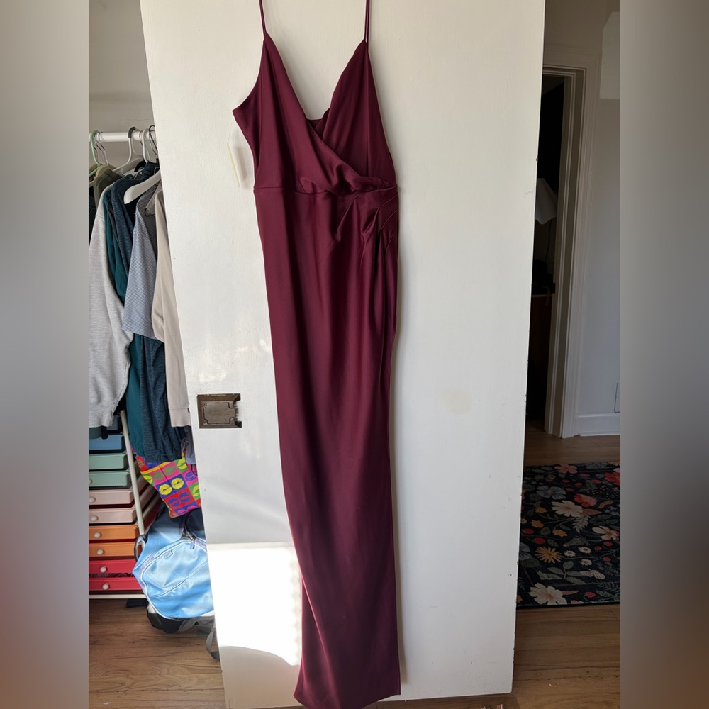 BHLDN NWT Burgundy Dress